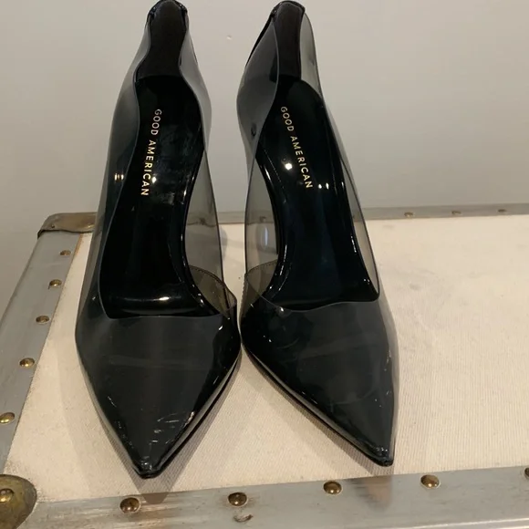 Good American Women’s Cinder F*cking-Rella Pump Glass Size 10 - Picture 3 of 7